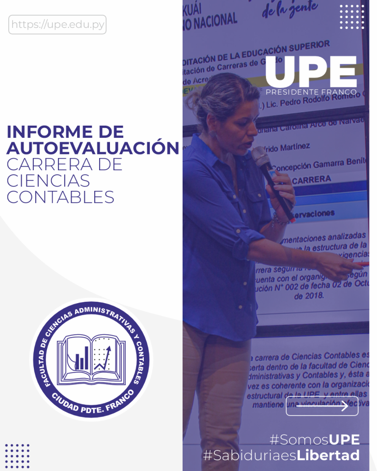 Presentación del Informe de Autoevaluación ante ANEAES - Carrera de Ciencias Contables 